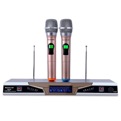 

Newman (Newmine) H-6609 Беспроводной микрофонный микрофон Karaoke / Computer K Song Stage Conference School Presentation Universal One Drag Two Microphones