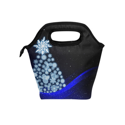 

Christmas Tree Lunch Bag Tote Bag Travel Picnic Organizer Lunch Holder Handbags Lunch Bag Box