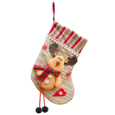 

Candy Bag Christmas Gifts Tree Ornament Stocking Santa Claus Snowman Sock Decor