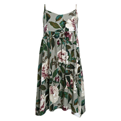 

Floral Slip Linen Holiday Dress