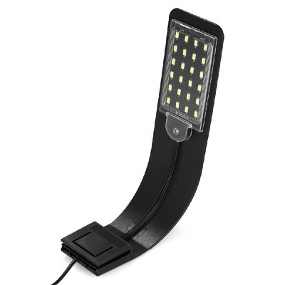 

10W Ultra-thin Aquarium LED Light Ultra Bright Clip-on Lighting Lamp 24 LEDs for Aquarium Fish Tank