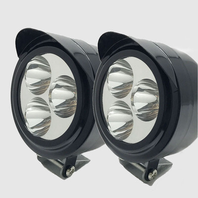 

2PCS Motor Spotlight Headlamp Motorcycle Headlight LED Head Spot Light 6000K super Bright Motorbike Night auxiliary Driving Lamp