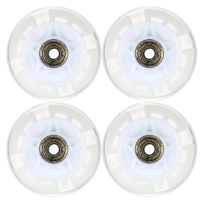 

Pack of 4 LED Light up Inline Skates Wheels 64mm 72mm 76mm LED Flash Replacement Wheels