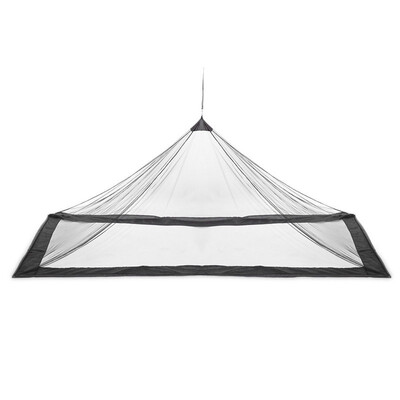 

Outdoor Compact Lightweight Tent Mosquito Net Canopy for Single Camping Bed Triangle mosquito net Hanging design