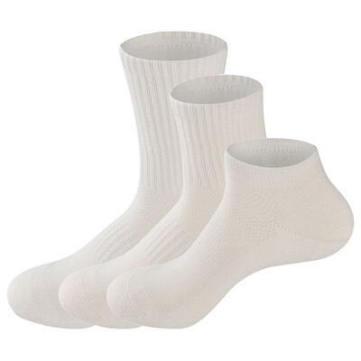 

LifeWheel Men Women Cotton Athletic Breathable Long Mid Calf Short Autumn Winter Warm Terry Socks