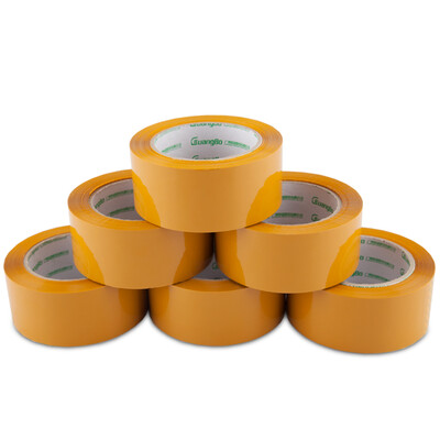 

GuangBo 6 Package 48mm 100y Beige Sealing Tape Adhesive Tape Office Supplies FX-73