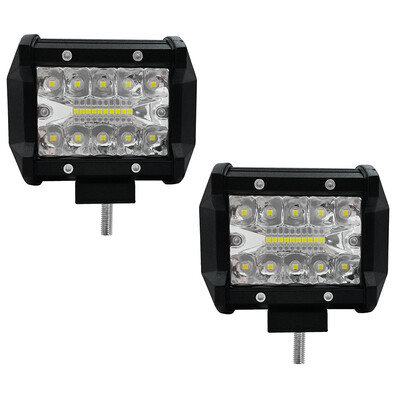 

car working lights 12v Daytime driving light car roof Strip Light Van headlights automobiles led light 6000k auxiliary work lamp