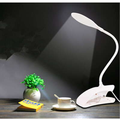 

Clip on Bedside Table Lamp - Reading Eye-care Energy Efficient Portable USB Rechargeable