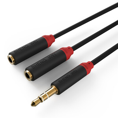 

Шэн (Shengwei) AC-3003F 3,5 один пункт два стерео аудио кабель линия 30см AUX пара одна точка расширения два аудио гарнитура адаптер Кабель 1 мин 2