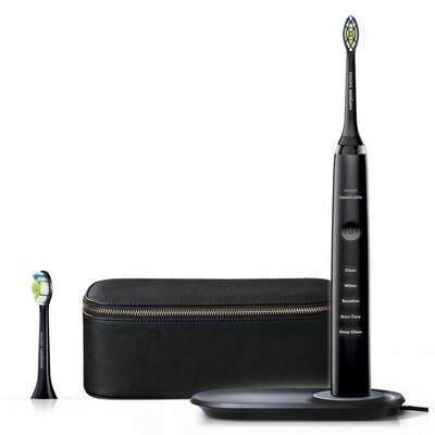 

Philips (PHILIPS) электрическая зубная щетка HX9392 / 91 алмаз яркий белый тип зарядка взрослый акустическая вибрация беспроводная зарядка прохладный холодный черный алмаз