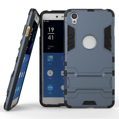 

MOONCASE Hybrid Kickstand Hard PC Anti Scratches +Soft TPU Inner Protection Shell Slim Lightweight 2 in 1 Case Cover for OnePlus X