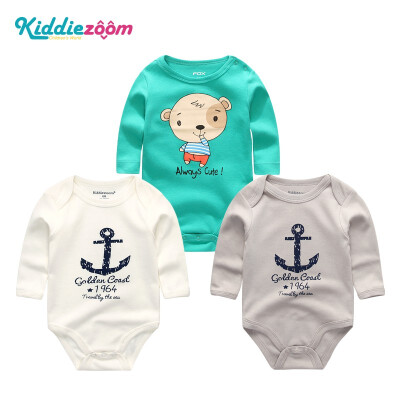 

3PCS Babywear Clothing Sets Baby Girl Clothes Newborn Cotton Bodysuits Bebe Long Sleeve Baby Boy Clothes Rompers Unicorn Active