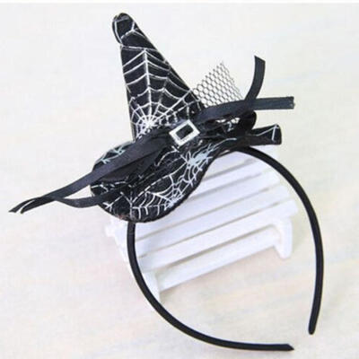 

Halloween Headband Witch Hat Hair Hoop Headpiece for Halloween Costume Party UK
