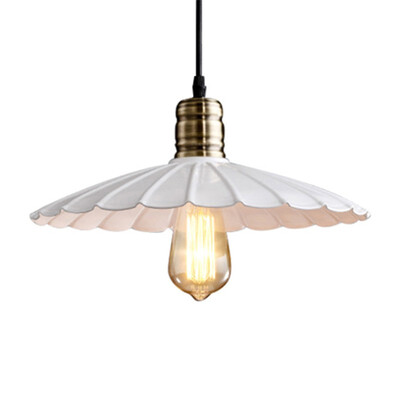 

Baycheer HL486938 Indoor Black 1377" Wide Single Round Retro LED Pendant with Floral Round Metal Shade