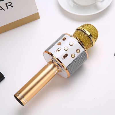 

Wireless Bluetooth Microphones Mic 3-in-1 Handheld karaoke Thanksgiving Gift Home Party Birthday Speaker Machine