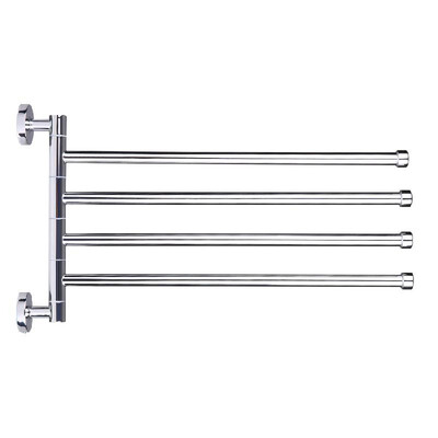 

Space-saving Wall-Mounted Stainless Steel Swivel Bar Towel Rack Multifunctional Bath Towel Holder Bathroom Towel Rack Towel Bar