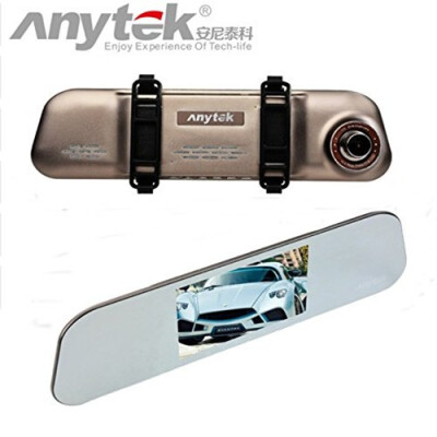 

16GB TF Card Anytek A80 Card Dash Cam HD 1080p Dual Lens DVR Camera Car Video Recorder Ultra thin Rearview Mirror Car Dashboard