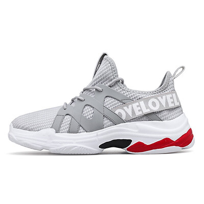 

2018 New Mens Shoes Summer Breathable Super Fire Shoes Mens Korean Version Of The Wild Old Sneakers Shoes