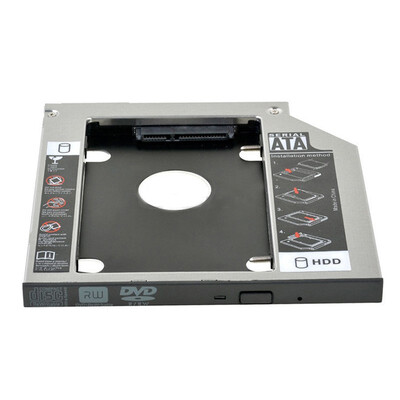 

2nd Hard Drive SSD HDD Caddy Adapter for Lenovo IdeaPad 100 100-15IBD 320-15IK Lenovo B5400 GUE0N DU8A5SH 95mm