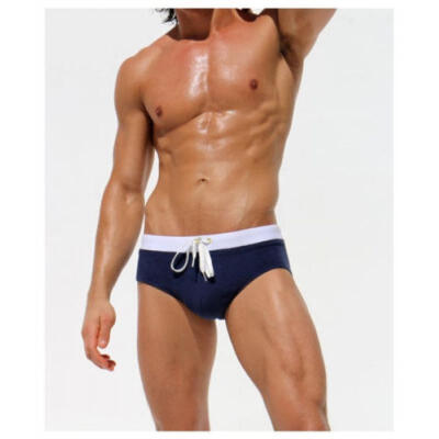 

Summer Soft Men Low Waist Pouch Mini Bikini Thin Briefs Underwear Underpants