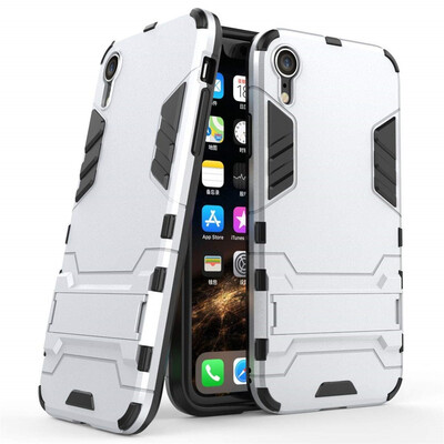 

Case for Apple iPhone XR 61 inch 2 in 1 Shockproof with Kickstand Feature Hybrid Dual Layer Armor Defender Protective Cover