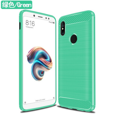 

Fivice XIAOMI Redmi MI 6X case Brushed carbon fiber silicone anti-fall soft shell phone case