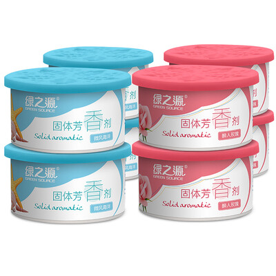 

Зеленый источник твердого аромата 8 в штучной упаковке домашний ароматизатор для душа дезодорант дезодорант (опьяняющая роза × 4 + бриз океана × 4)