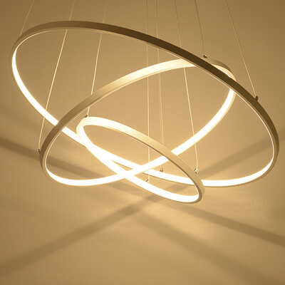 

Creative Ring Shape LED Pendant Light 48W Sitting Room Dining Room Lamp