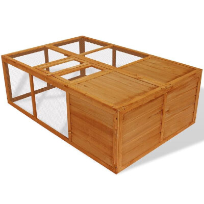 

Outdoor Foldable Wooden Animal Cage