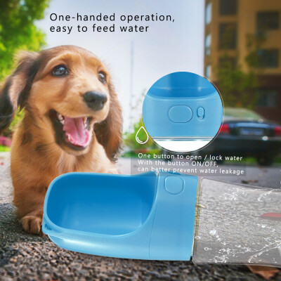 

Dog Water Bottle Leak Proof Portable Puppy Water Dispenser with Drinking Feeder for Pets Outdoor Walking Hiking Travelling