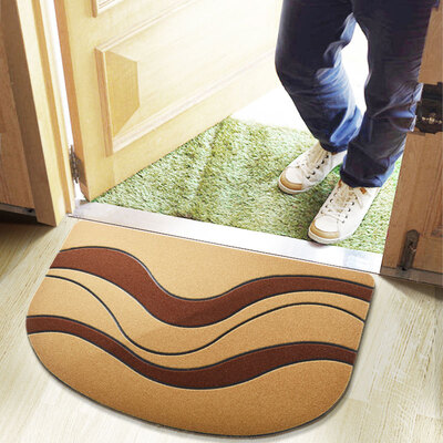 

FOOJO Gaoke heavy oval rubber non-slip mats door pad 45 75cm