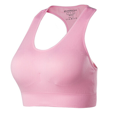

Energetics no steel ring sports bra women fast dry anti-shock vest underwear running support tight fitness clothes 1608 black S