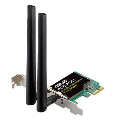 

ASUS PCE-AC51 dual-band AC750 low-radiation wireless PCI-E card