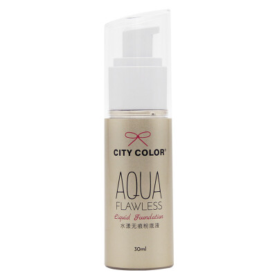 

City color (CityColor) Aqua Seamless liquid foundation 30ml1 # white (makeup foundation concealer moisturizing bare makeup sensitive muscle