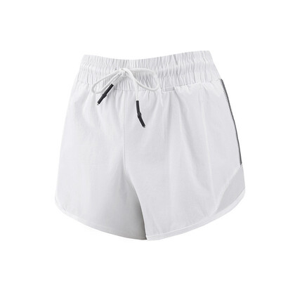 

Womens 2018 new quick-drying reflective strip sports shorts Loose running pants