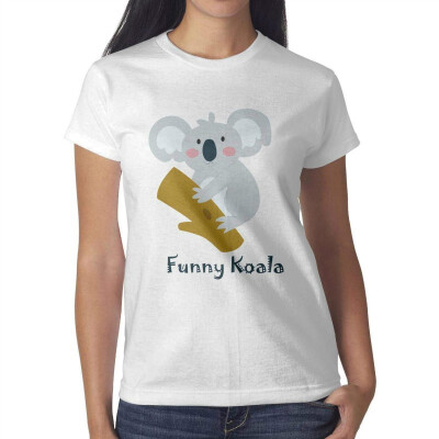 

Funny Koala Bear Gifts Koala Shirt Womens White Tshirt Cotton Lightweight