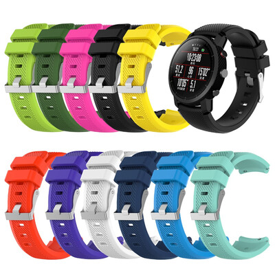 

Replacement Watch Band 22mm Sport Wristband Fashion Simple Style Silicon Wrist Strap for Amazfit 2 2S Smart Watch