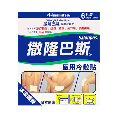 

Jiuguang Pharmaceutical Salon Buss Japan Imported Cold Applicator Ice Sticker 6 Piece Summer Cooling Stick Sprain Cooling