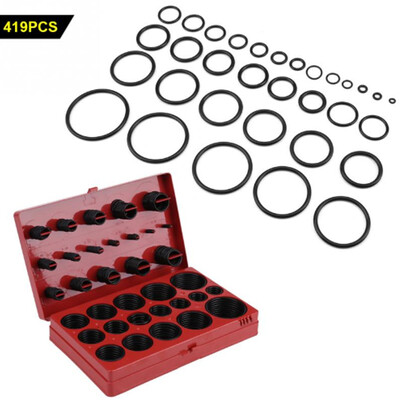 

419PCS Assortment Set Seal Gasket Universal NBR Rubber Oil Resistance O-ring Kit