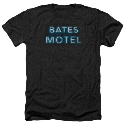 

Bates Motel A&E Thriller Hitchcock TV Series Sign Logo Adult Heather T-Shirt Tee