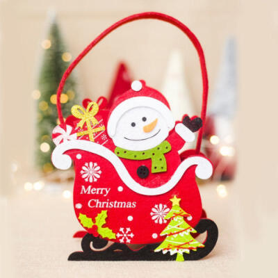 

Santa Claus Deer Bear Christmas Candy Bags Wine Bottle Gift Bag Xmas Decorations