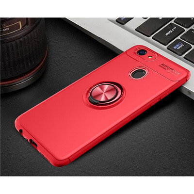 

Fivice OPPO F5 case TPU metal ring shell magnetic bracket soft shell