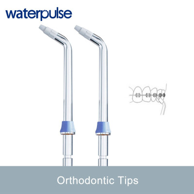 

Waterpulse 2pcs Orthodontic Tips for Oral Irrigators Water Flosser Replacement Tips for Braces Dental Flosser Accessories 2-pack