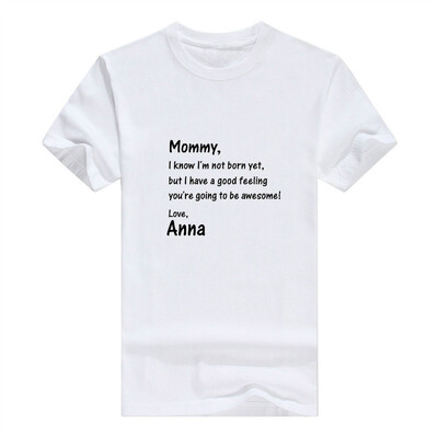 

Baby Gifts For All Personalized Baby Name Note For Mom Infant Mans T-Shirt