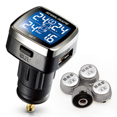 

Steel mate tire pressure monitoring wireless digital display external 860W with USB interface