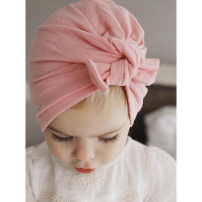 

LOVELY Newborn Baby Toddler Kids Boy Girl Bowknot Cotton Beanie Hat Cap
