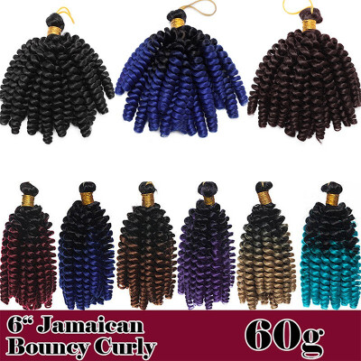 

Twist Crochet Braids Real Kanekalon hair 6 Pcs In packs Bomb Twist Crochet Hair Ombre Colors Synthetic Fluffy Hair Extension