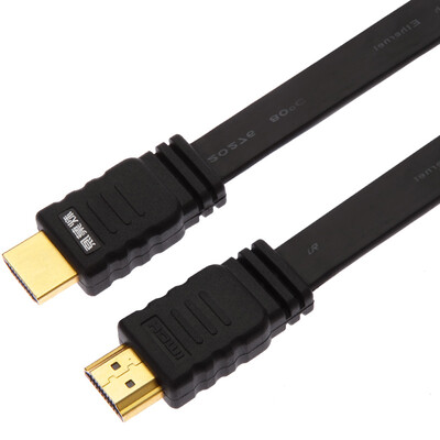 

Akihabara CHOSEAL QQ002T1 flat HDMI digital high-definition line 14 version support 3D 1 meter