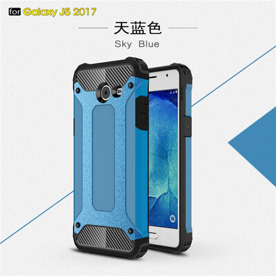 

Fivice Samsung Galaxy J5 2017 case Luxury Silicone Diamond Armor PC Hard Shell Phone Case