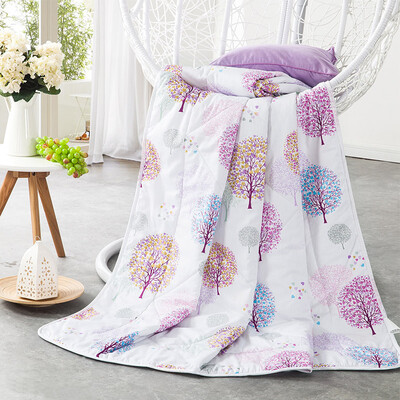

Ying Xin quilts home textile cotton summer was air-conditioning was cool summer was washable machine wash summer pure cotton thin core 150 200cm fresh flower